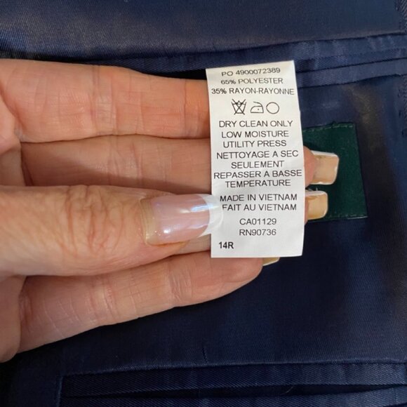 🕴️ Ralph Lauren Boy’s Blazer – Size 14R – Navy Blue 🕴️Excellent Condition - Picture 8 of 16
